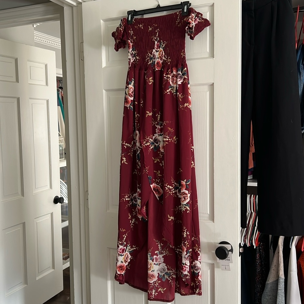 Maroon Dress
